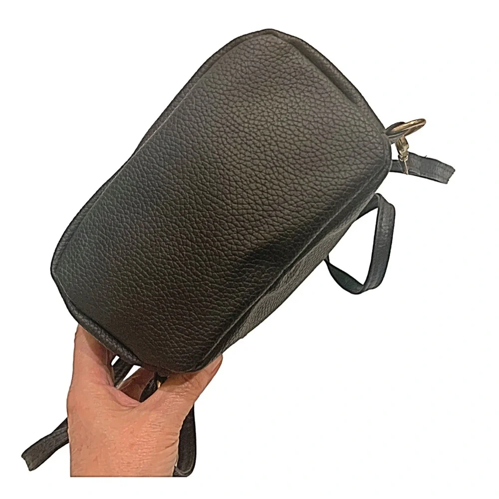 Flash Sale Backpack Black PU Leather Mini Backpack/Shoulder Bag
